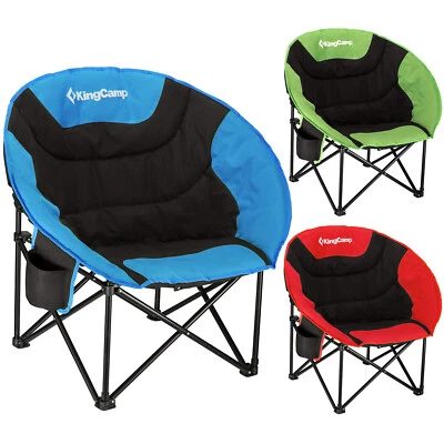 KINGCAMP MoonChair L Camping Klapp Stuhl Falt Sessel Garten Angel Outdoor 120 kg