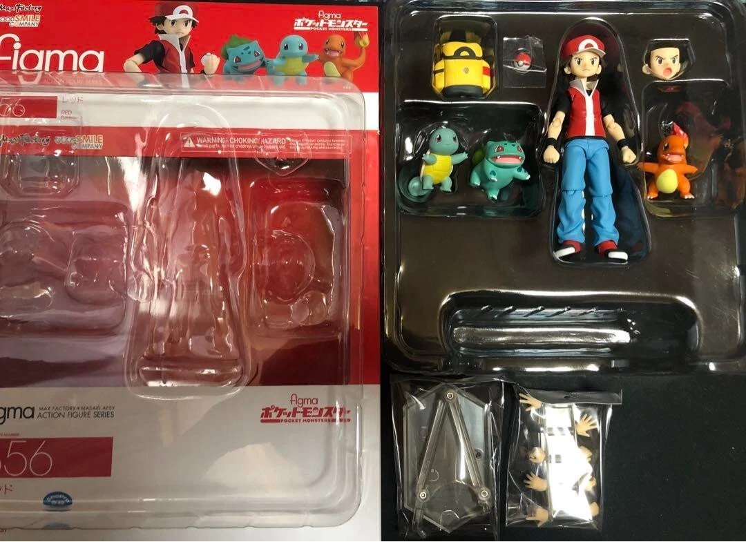 figma 356 Pokemon Trainer RED Pocket monster Action Figure | eBay
