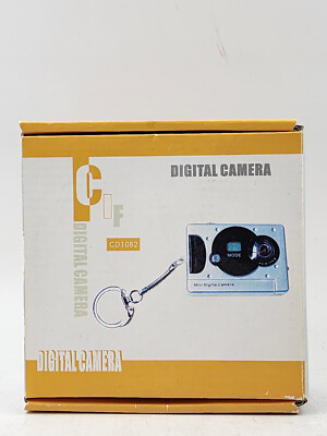 CIF Mini Digital Camera Key Chain Mini CD10B2~IOB/Manual Powers On-Sold AS IS