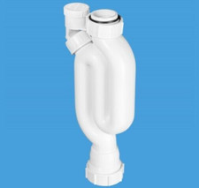 McAlpine 1.25" / 1¼" Basin Pedestal Straight Through Anti-Syphon Trap X10V