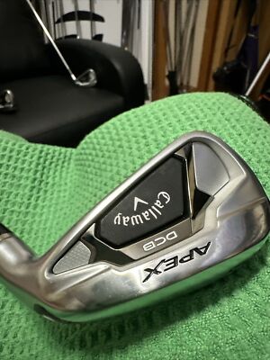 New Callaway Apex DCB 21 7 Iron Demo/fitting Kbs Max Ct80 Steel Regular Flex -.5