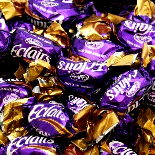 CADBURY CHOCOLATE ECLAIRS SWEETS FULL BOX 12 x 110g BAGS ONLY £18.25 BB ...