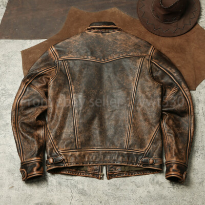 1.3mm Full Grain Hand Aged Cowhide Men's Mendoza Genuine Leather