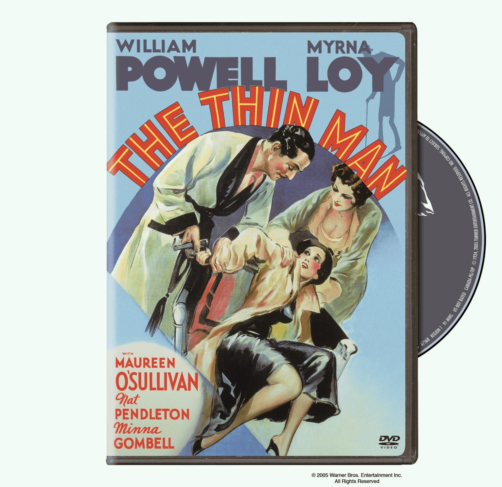 The Thin Man (Keepcase) (DVD) William Powell Myrna Loy Maureen O'Sullivan