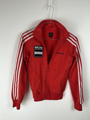 Adidas Honduras Felpa Rosso e Bianco taglia XS Donna Women Light Jacket 