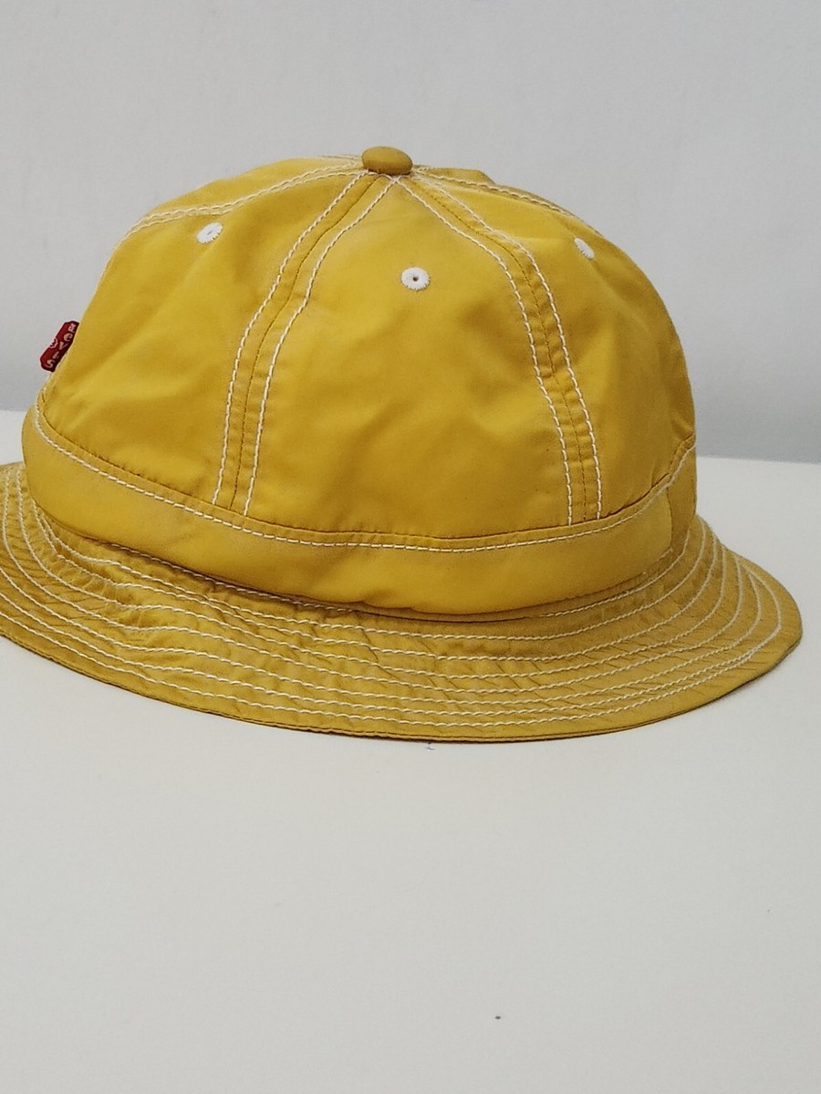 FW19 Supreme x LEVI'S Nylon Bell Hat crusher Yellow bucket M / L