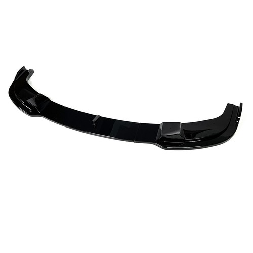 Gloss Black Front Spoiler Lip Splitter Fits BMW 5 Series E60 E61 M Sport 2004-10 - Picture 3 of 6