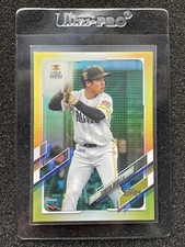 TOMOYA INOUE 2021 Topps NPB Gold Rainbow Foil Parallel #149 - Soft Bank Hawks