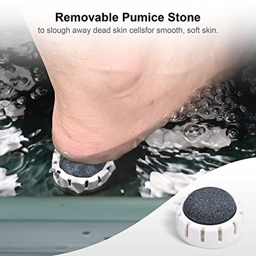Foot Spa with Heat and Massage and Jets, Collapsible Foot Bath with