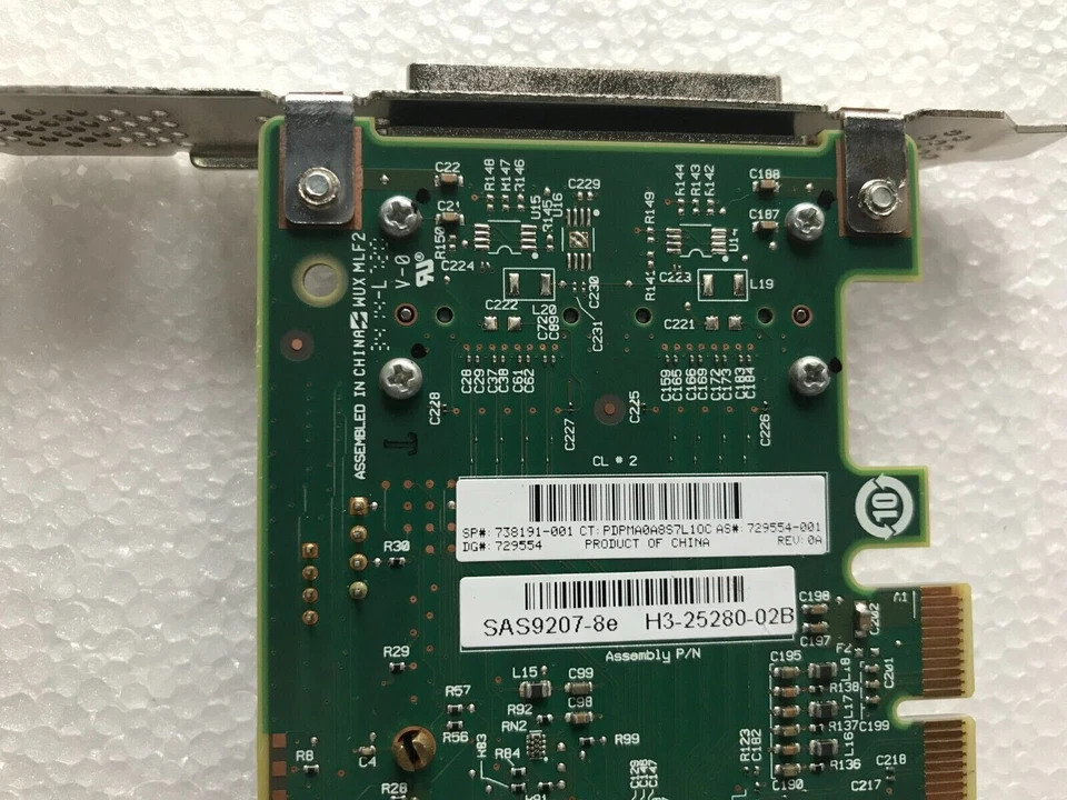 660087-001 HP H221 LSI SAS9207-8e HBA 638836-001 MiniSAS PCI-E x8 3.0 6Gb/s - Image 4 of 4