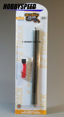 BACHMANN N SCALE EZ TRACK 10'' UNDER TRACK TERMINAL SECTION train 44897 NEW