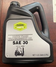 CLARK Forklift Drivetrain Transmission Fluid SAE 30W #1806885 Gallon