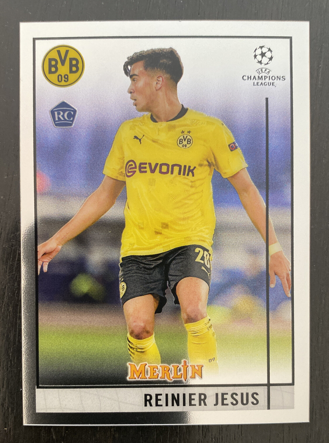 2020-21 Topps Merlin Chrome Base Rookie #92 Reinier Jesus - Dortmund RC