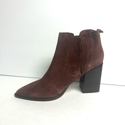 Nine West Womens Beata Ankle Boot Red Size 8.5 M