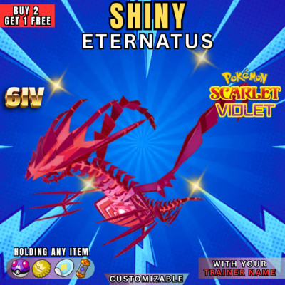 SHINY ETERNATUS  6IV  Pokemon Scarlet & Violet  Fast Trade   W/ YOUR OT