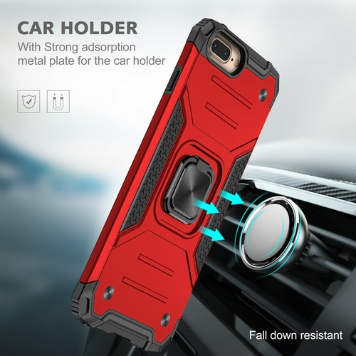 For Apple iPhone 6 7 8 Plus SE 2020 Shockproof Kickstand Ring Bumper Case Cover - Picture 6 of 21