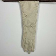 Vintage Size 6 Real Leather Women  s Glove Lined with Pure Silk 1 Glove Right
