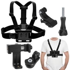 Arnes Ajustable para Pecho de Telefono Movil GoPro Soporte de Arnes para Celular