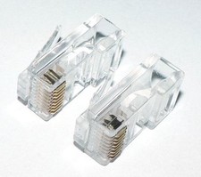 HOUSING CONNECTOR TELEPHONE PLUG RJ 45 8 WAY PRICE FOR 2 PIECES