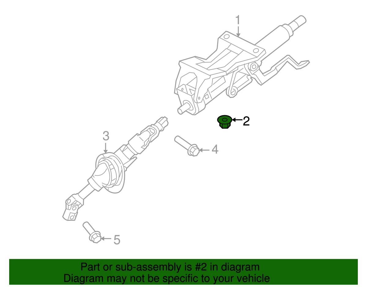 GM OEM Steering Column Nuts Many Models 11588293 NIP (4 pieces for  