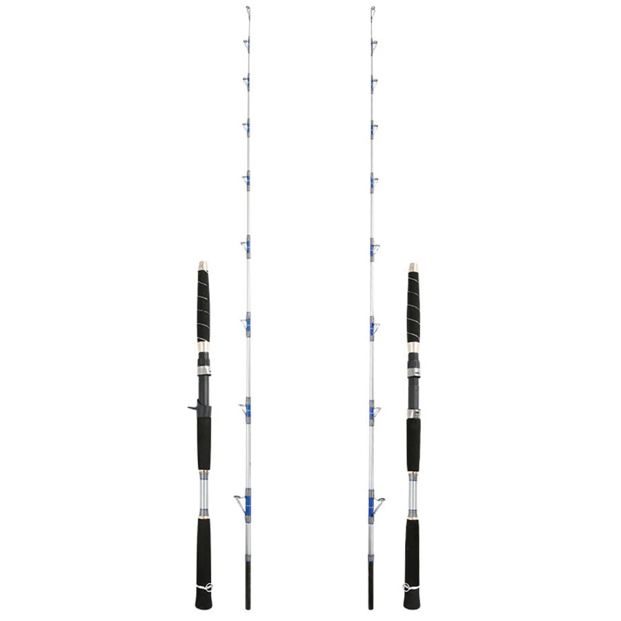 XC Jigging Rod 5'5" 20-45lb Saltwater Spinning Rod 120# Casting Rod Solid Carbon - Image 2 of 4