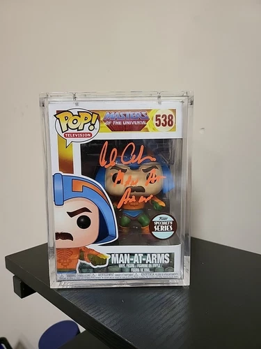 Funko Pop TV Masters of the Universe Man-At-Arms #538 Jon Cypher Signed JSA-05