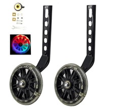 a Pair of Children's Bicycle Riding Flash Silent Training Wheels, Suitable fo...