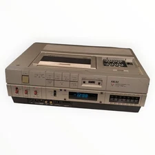 Akai Video Cassette Recorder Model Vs-1u Vcr/vhs Player As Is Parts/Repair