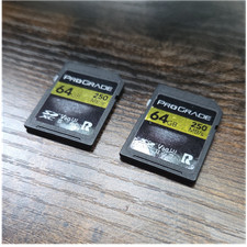 x2 yes two ProGrade SDXC UHS-II V60 64GB 250MB/s High Speed Memory Card