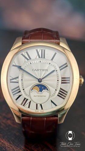 Cartier Drive de Cartier Moon Phases 41mm Rose Gold WGNM0008 Full Set Warranty
