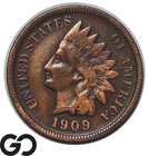 1909-S Indian Head Cent Penny *Key San Francisco Issue* VF++