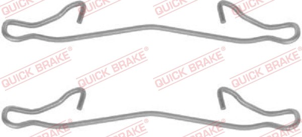 Original Quick Brake Accessory Set Brake Pad 109-1121 for Dacia Fiat - Image 21