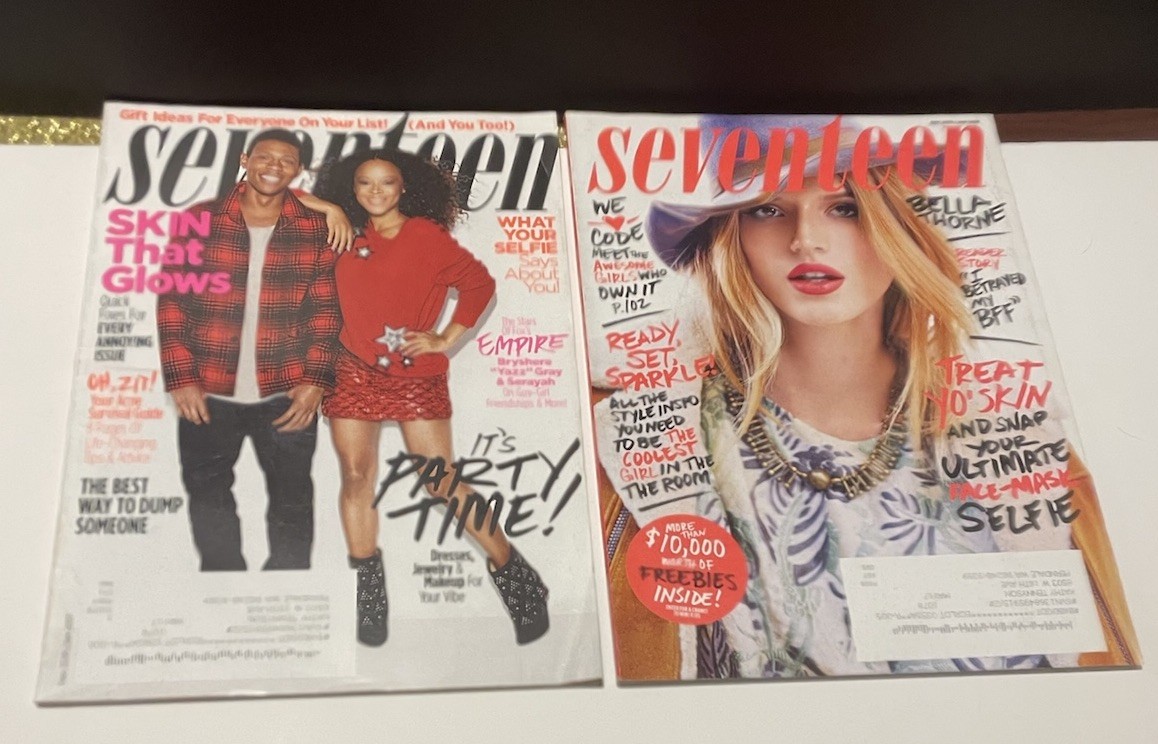 Seventeen Magazine 2017 Lot BELLA THORNE & Bryshere 