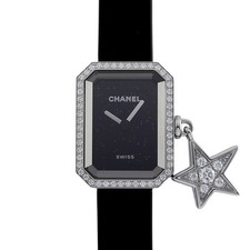 Chanel Premiere H7943 Stainless Steel Diamond 15.2mm Black Dial Quartz YKW537