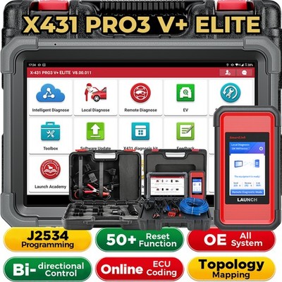 2026 LAUNCH X431 PRO3S+ Elite SmartlinkC KFZ OBD2 Diagnosegerät 2 Jahre Update
