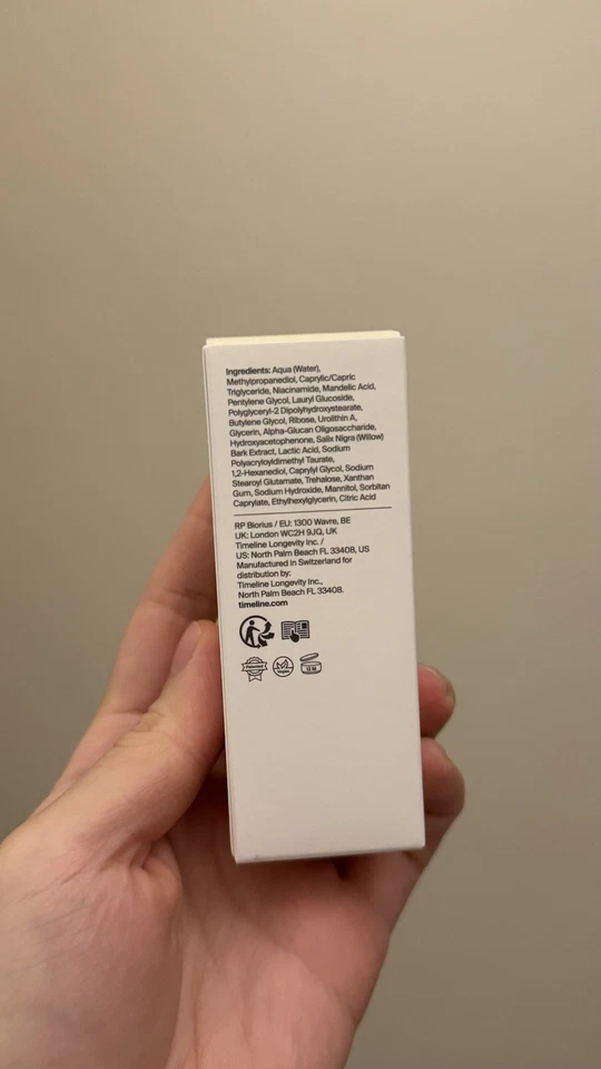 Timeline Skin Longevity Mito-Biotic Resurfacing Exfoliator Deluxe Sample 30ml - Image 2 of 4