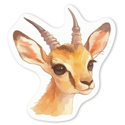 ''Süßer Springbock'' Aufkleber Sticker (DW064691)