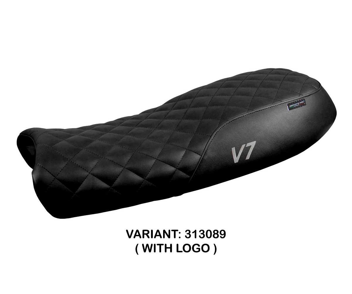 Seat saddle cover Davis Vintage   + logo TPZ for Moto Guzzi V7 2012 2020 1PJ