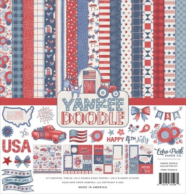Echo Park Collection Kit 12''X12'' - Yankee Doodle - 5A002L9G-1GMP1