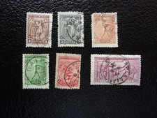 GRECE - timbre yvert/tellier n° 165/170 obl (A101)