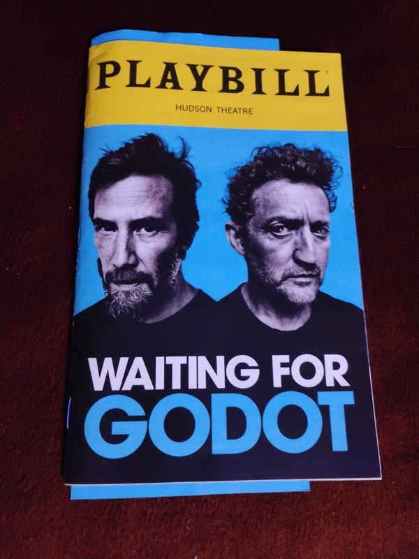 WHOA!!!  Waiting For Godot Broadway Playbill  Keanu Reeves, Alex Winter