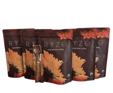 6 Pack Organic Mushroom Coffee With Acacia Spoon 100% Authentic FREE SHIPPING