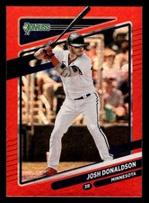 2021 Donruss #79 Josh Donaldson Holo Red SP  TWINS