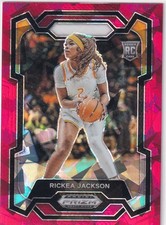 2024 PRIZM DRAFT #44 RICKEA JACKSON RED CRACKED ICE- CHICAGO SKY