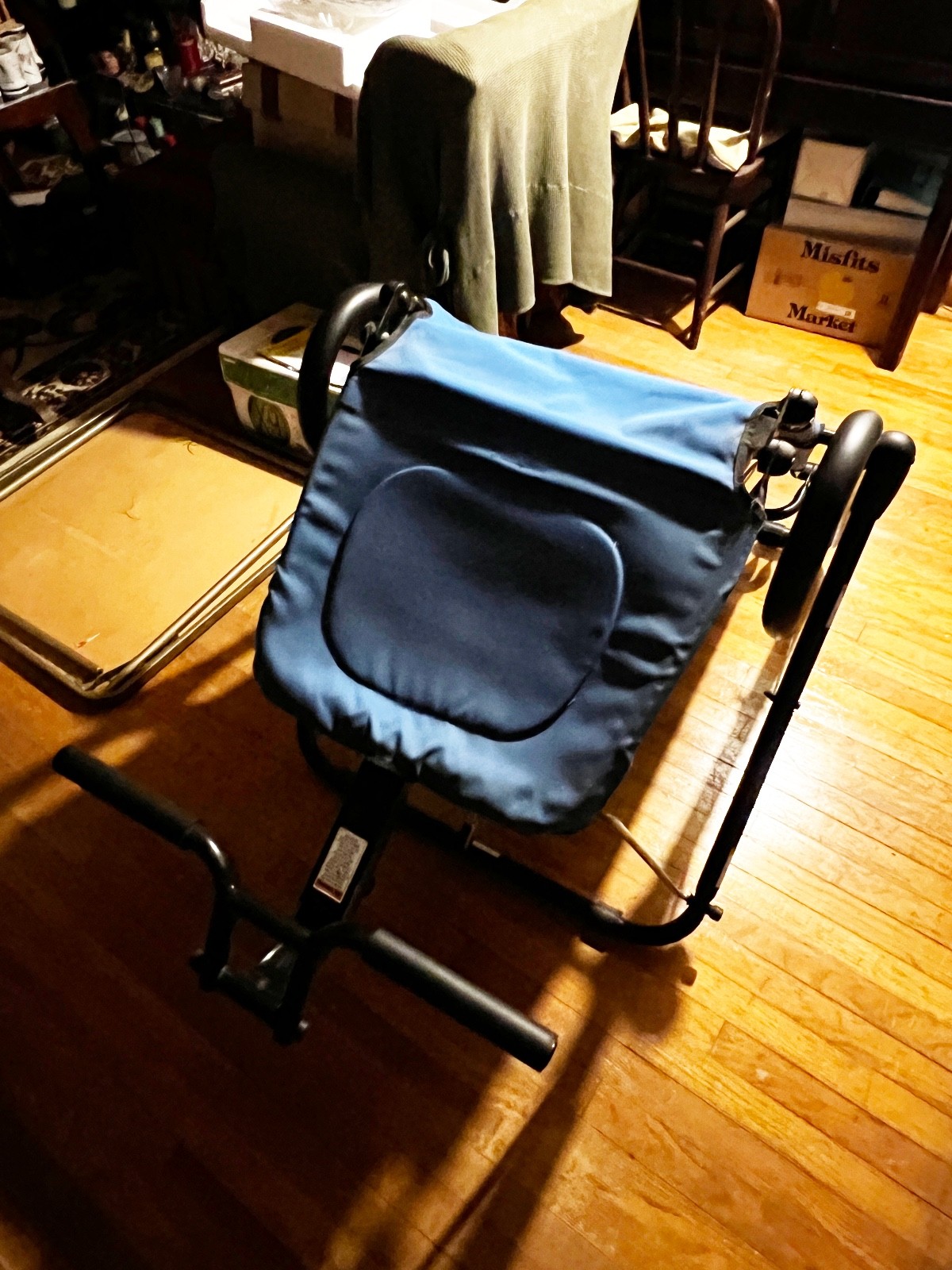 AB Lounge Sport Abdominal Workout Fitness Exercise Blue Lounger Chair Machine