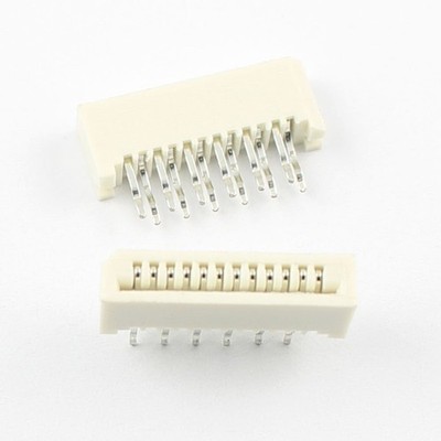 10Pcs FPC FFC 1mm 1.0mm Pitch 17 Pin Dual Contact Straight Ribbon   Connector *g