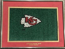Certified Kansas City Chiefs Arrowhead Stadium Turf 1984–93 COA Lamar Hunt