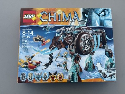 LEGO Legends of Chima Maula's Ice Mammoth Stomper 70145 604pcs 2014 Retired