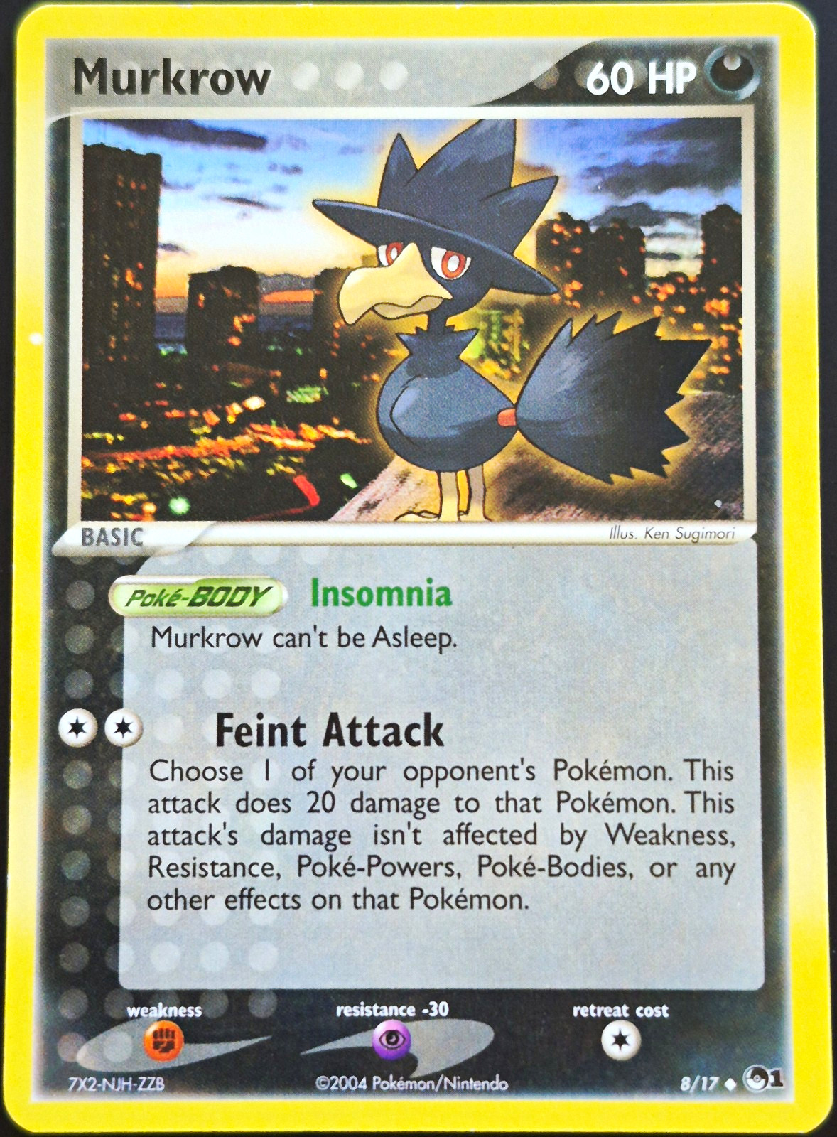Murkrow - 8/17 - POP Series 1 - Uncommon - Pokémon (LP)