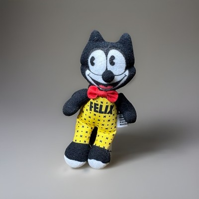 2005 Wendys FELIX THE CAT RED BOW TIE MINI 5'' PLUSH STUFFED TOY